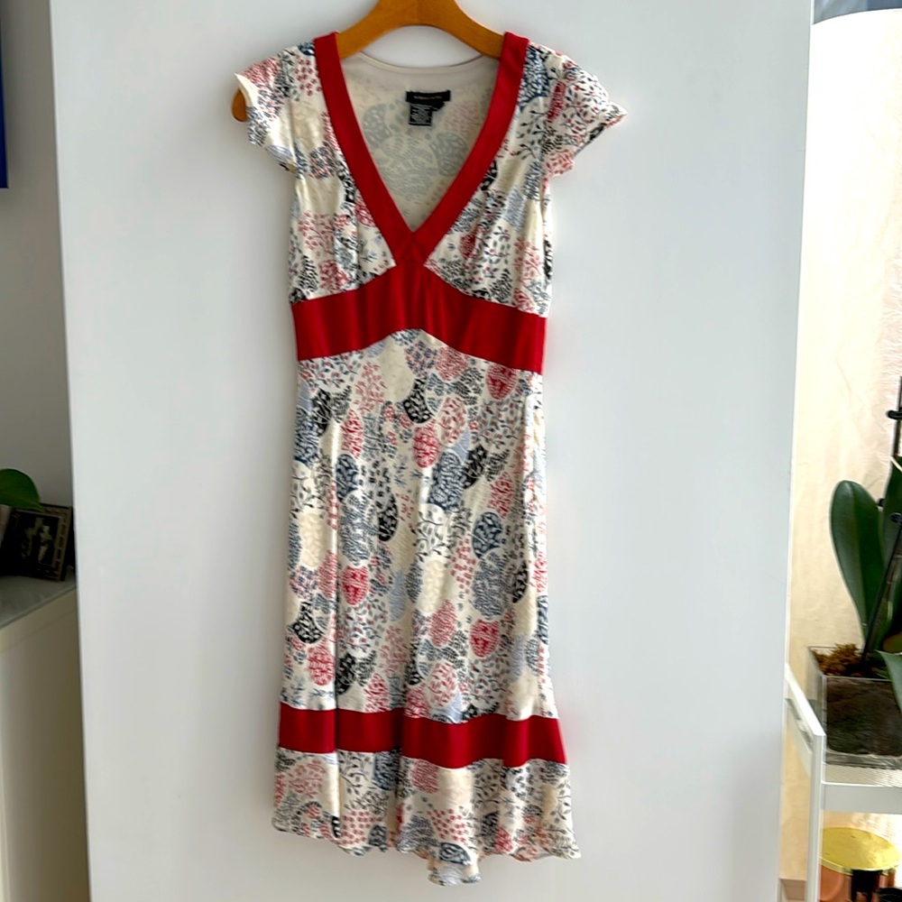 BCBG MaxAzria XS Multi Color MIDI Dress